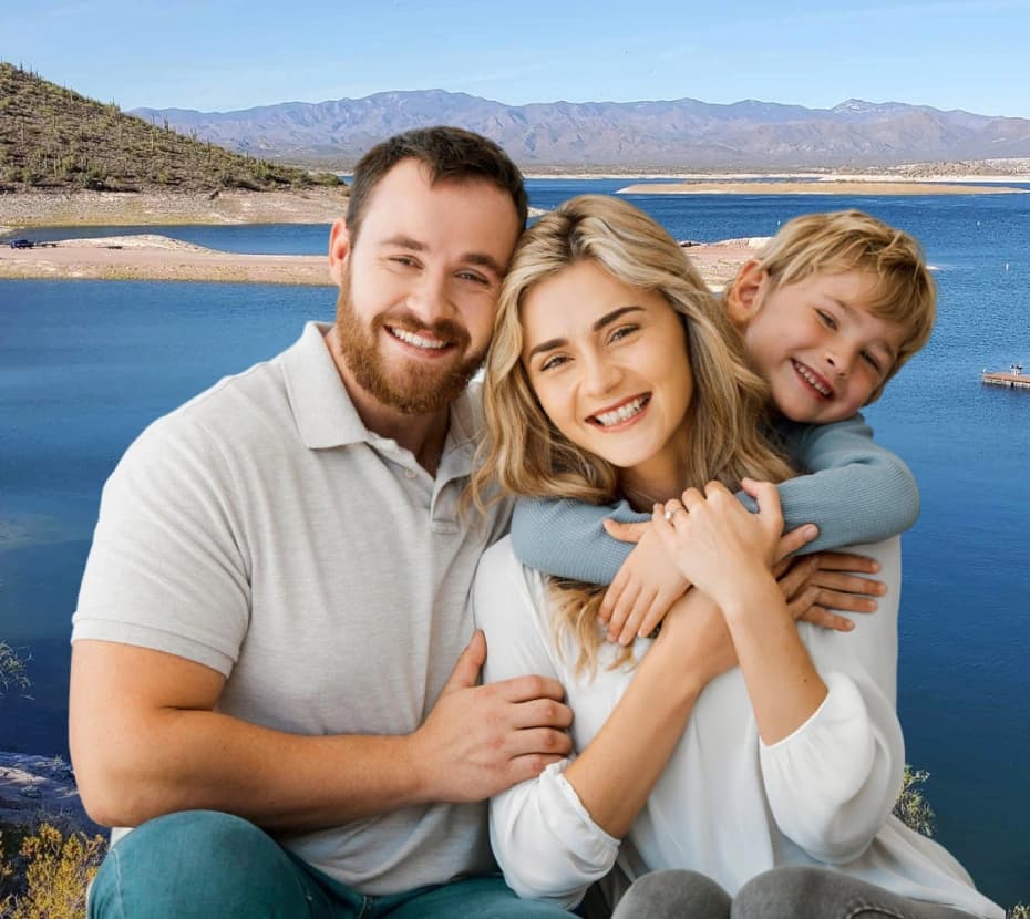 Family enjoying time together